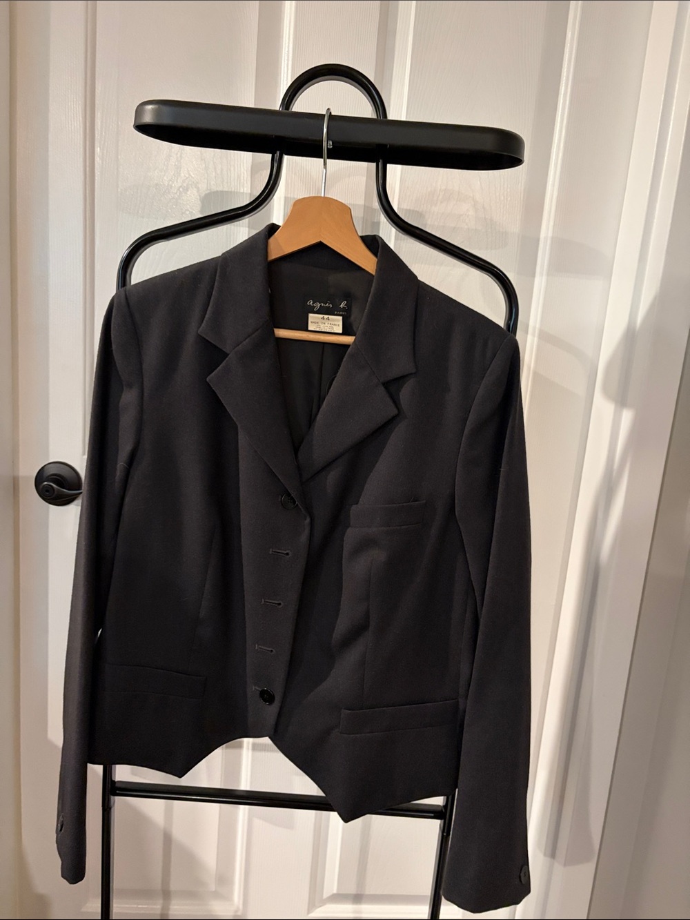 Agnes B. Paris. Dark grey Tailored Women's Blazer